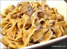 This Is An Easy Variation Of A Favorite I Used To Prepare It The Traditional Way With Sour Cream But I Di Slow Cooker Beef Stroganoff Cooker Recipes Recipes