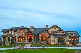 Plan 95029rw Grand Mountain Lodge In 2021 Mountain House Plans Luxury House Plans House Plans