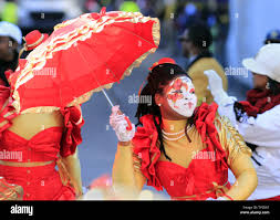 A Member Of The New Orleans Baby Doll Ladies Dances For The Mardi Gras Crowd In Downtown New Orleans On Fat Tuesday February 9 2016 Photo By Aj Sisco Upi Stock Photo Alamy