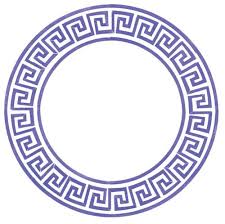 Small Greek Key Circle Greek Pattern Greek Key Stencils
