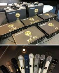 Exo S Microphones Have Their Own Personalized Cases Music Supplies Exo Singing Career