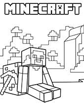 Zombie coloring pages online free printable zombies coloring. Minecraft Zombie Coloring Page Sheet Topcoloringpages Net