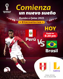 La selección peruana se enfrenta a su similar de brasil se enfrentan este martes 13 de octubre por la fecha 2 de las eliminatorias sudamericanas rumbo a qatar 2022. Latina Pe Home Facebook