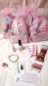 These pretty pastel pink pamper party bags are great for birthday parties and sleepover parties! Gift Girls Boys Filled Party Bags Pamper Baby Shower Hen Party Birthday 1st Pamper Party Kids Pamper Party Girls Pamper Party