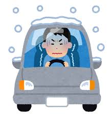 運転中に寒い人のイラスト | かわいいフリー素材集 いらすとや