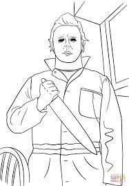 Michael Myers Super Coloring Michael Myers Drawing Michael Myers Michael Myers Art