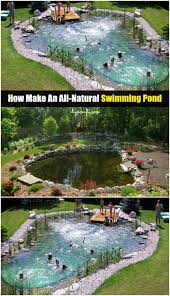 Below you will find basic instructions for a simple, inexpensive, and creative way to make your own above ground pool. Magical Outdoor Diy How Make An All Natural Swimming Pond Diy Crafts