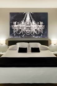 The Chandelier Art Gives Such A Romantic Touch To This Bedroom Rather Than Paying For An Expensive Chandelier Give The Same Feel Home Decor Home Bedroom Home