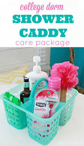 College Dorm Shower Caddy Care Package Idea Mom 4 Real In 2020 Dorm Shower Caddy College Dorm Dorm Bathroom