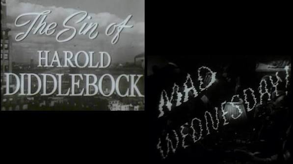 THE SINFUL MAD WEDNESDAY OF HAROLD DIDDLEBOCK