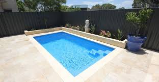 Allure Fibreglass Swimming Pools 5m X 2 5m Aqua Technics Swimming Pools Pool Houses Backyard Pool Designs