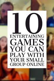 10 Games You Can Play With Your Small Group Online In 2020 Youth Group Activities Online Teaching Meeting Activities