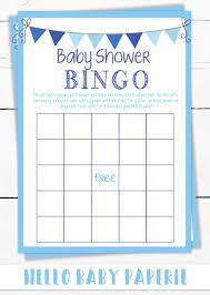 Baby Bingo Baby Shower Bingo Baby Shower Game Boy Baby Shower Blue Baby Shower Bingo Baby Shower Idea Fun Baby Shower Games Baby Shower Games Baby Shower