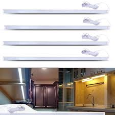 Under cabinet lighting systems offer plenty of benefits, as you will see in the comprehensive buying guide we prepared for you. 4x 50cm Kitchen Under Cabinet Counter Lighting Led Showcase Strip Light Fixture Buy At A Low Prices On Joom E Commerce Platform