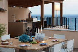 Al Fresco Living On The Amalfi Coast With Vibia Outdoor Lighting Vibia Contemporary Apartment Outdoor Floor Lamps Vibia