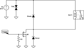 Obviously it isn't suitable for a supply rail more than 1000 v, but i think relays with 1000 v coils are. Confusions With Placing And Sizing The Flyback Diode Tvs And Zener Electrical Engineering Stack Exchange