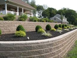 Retaining walls can be made of many materials, but interlocking blocks are especially popular for their striking simplicity as well as their relative ease of installation. Curved Retaining Walls In Your Landscape