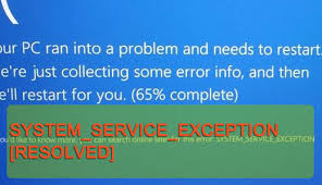 Fixing System Service Exception Stop Errors