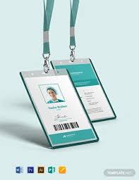 44+ printable and editable id card templates for ms word. Hospital Staff Id Card Template Word Doc Psd Apple Mac Pages Illustrator Publisher Id Card Template Identity Card Design Business Card Template Design