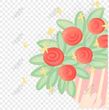Bouquet of pink roses in box. Vector Rose Flower Bouquet Bouquet Png Images Picture Free Download Lovepik