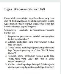 We did not find results for: 1 Bagaimana Perasaanmu Setelah Menyanyikan Lagu Kupu Kupu Yang Lucu Dan Tik Tik Bunyi Hujan Brainly Co Id