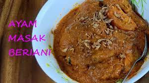 Seterusnya masukkan isi ayam tunggu sehingga ayam masak. Resepi Ayam Masak Beriani Youtube