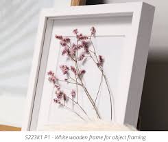 Remove the backing and glass from a picture frame. Diy Framing Dried Flowers Deknudt Frames