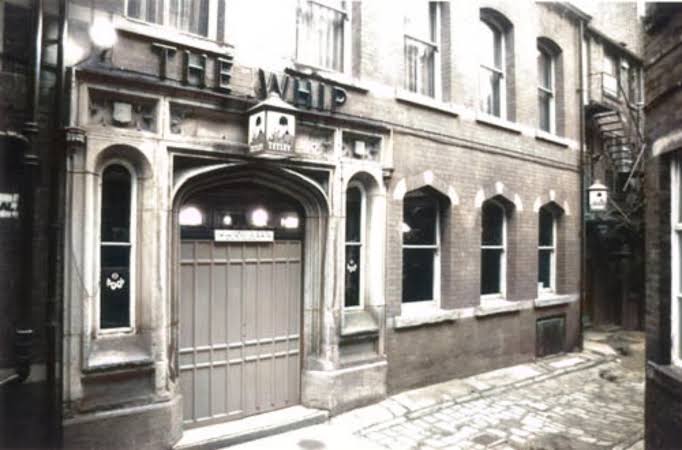 Historical photograph of The Whip Inn