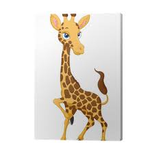 Je te conseille pour cela de dessiner pas à pas, étape par. Tableau Sur Toile Dessin Girafe Pixers Nous Vivons Pour Changer