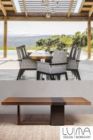 The Strap Dining Table From Seattle S Luma Design Workshop Featured In Luxe Magazine Outdoor Furniture Sets Dining Table Furniture Sets