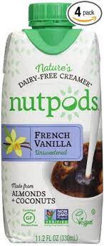 Nutpods Unsweetened Natural Non Dairy Creamer For Coffee Made Of Coconut And Almonds Dairy Free Creamer Sugar Free Coffee Creamer Dairy Free Coffee Creamer