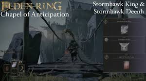 Elden Ring- Chapel of Anticipation- Stormhawk King & Stormhawk Deenh -  YouTube