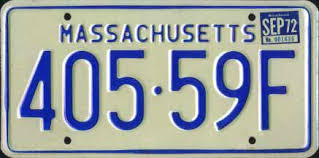 Massachusetts first started issuing license plates in 1903. Massachusetts