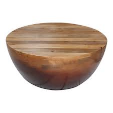 Shop coffee tables at interiors online. Iras Mango Wood Round Coffee Table 80cm