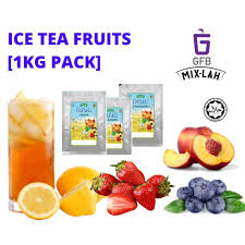 Before it becomes 'room temp' tea. Mix Lah Gfb Ice Tea Fruit Tea Teh Ais Air Balang Big Cup 1kg Halal Shopee Malaysia