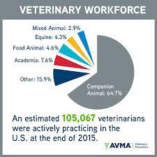 This Chart Shows Data For Esixting Veterinarians But New Veterinary Graduates Split Out Differently With More Pur Veterinary Veterinary Services Food Animals