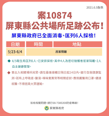 【 ⚠️ 0605公布桃園個案公共場所活動史 ⚠️ 】 市民朋友請注意! å±æ±ç¸£ Taiwan Centers For Disease Control