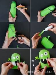 Eski demlik ve sürahiden saksı yapımı. Eski Esyalari Degerlendirme Yemek Odasi