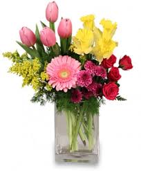 Flowers provided by floriculture events & services; Spring Is In The Air Arrangement In Chattanooga Tn Grafe Studio