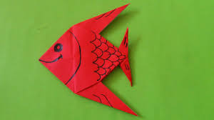 Cute fish origami, cara membuat origami ikan, imut banget bagaimana cara membuat origami ikan. Cara Membuat Origami Ikan Hias Origami Binatang Youtube