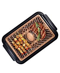 Gotham steel smokeless grill (grill): Gotham Steel Nonstick Ti Ceramic Electric Smoke Less Indoor Grill With Smoke Extraction Fan Reviews Small Appliances Kitchen Macy S