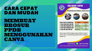 Namun cara menempatkan kalimatnyapun harus sesuai. Cara Cepat Dan Mudah Membuat Brosur Flyer Ppdb Penerimaan Peserta Didik Baru Menggunakan Canva Youtube