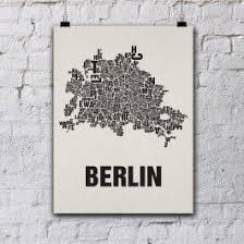 Buchstabenort Berlin Stadtteile Poster Typografie Selekkt Heim Fur Junges Design Buchstabenorte Poster Berlin Und Siebdruck