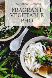 Fragrant Vegetable Pho An Aromatic Vegetable And Noodle Soup Recipe In 2021 Vegetable Pho Vegetables Healthy Recipes