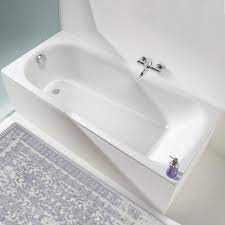 Weiße emaille badewanne mit pflanzen. Stahlemailbadewannen Im Emero Onlineshop