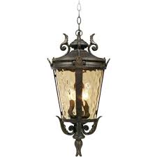 Pick a spot outside where you'd like to hang your string lights and identify a power source. John Timberland Mediterranean Outdoor Ceiling Light Hanging Bronze Scroll 23 3 4 Champagne Hammered Glass Damp Rated For Patio Target