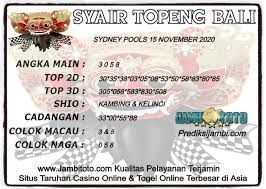 Pin Di Forum Syair Sydney Pools Akurat Topeng Bali