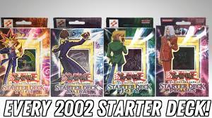 Tcg yugi starter deck 1st edition english & joey starter deck english. Opening Every 2002 Yugioh Starter Deck Dueling With Them Youtube
