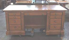 Beautiful Large Alexander Julian Home Colours Handcrafted Executive Desk Lawyer 1787078518 House Colors Home Desk