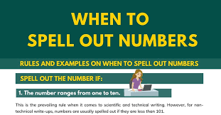 Designed for mixed ks3/4 mld/sld/asd to practice both writing numbers as words and practice handwriting. When To Spell Out Numbers In Writing Important Rules And Examples 7esl